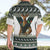 South Africa Christmas Rugby Hawaiian Shirt Springboks Mascot Mix African Pattern - Wonder Print Shop