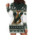 South Africa Christmas Rugby Hoodie Dress Springboks Mascot Mix African Pattern - Wonder Print Shop