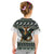 South Africa Christmas Rugby Kid T Shirt Springboks Mascot Mix African Pattern - Wonder Print Shop