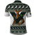 South Africa Christmas Rugby Polo Shirt Springboks Mascot Mix African Pattern - Wonder Print Shop