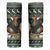 South Africa Christmas Rugby Skinny Tumbler Springboks Mascot Mix African Pattern