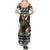 South Africa Christmas Rugby Summer Maxi Dress Springboks Mascot Mix African Pattern