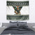 South Africa Christmas Rugby Tapestry Springboks Mascot Mix African Pattern