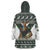 South Africa Christmas Rugby Wearable Blanket Hoodie Springboks Mascot Mix African Pattern