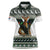 South Africa Christmas Rugby Women Polo Shirt Springboks Mascot Mix African Pattern