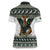 South Africa Christmas Rugby Women Polo Shirt Springboks Mascot Mix African Pattern