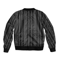 Liberia Black Kpelle Traditional Pattern Bomber Jacket - Wonder Print Shop