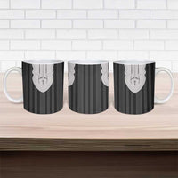 Liberia Black Kpelle Traditional Pattern Ceramic Mug - Wonder Print Shop