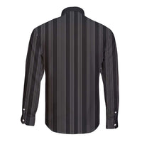 Liberia Black Kpelle Traditional Pattern Long Sleeve Button Shirt - Wonder Print Shop