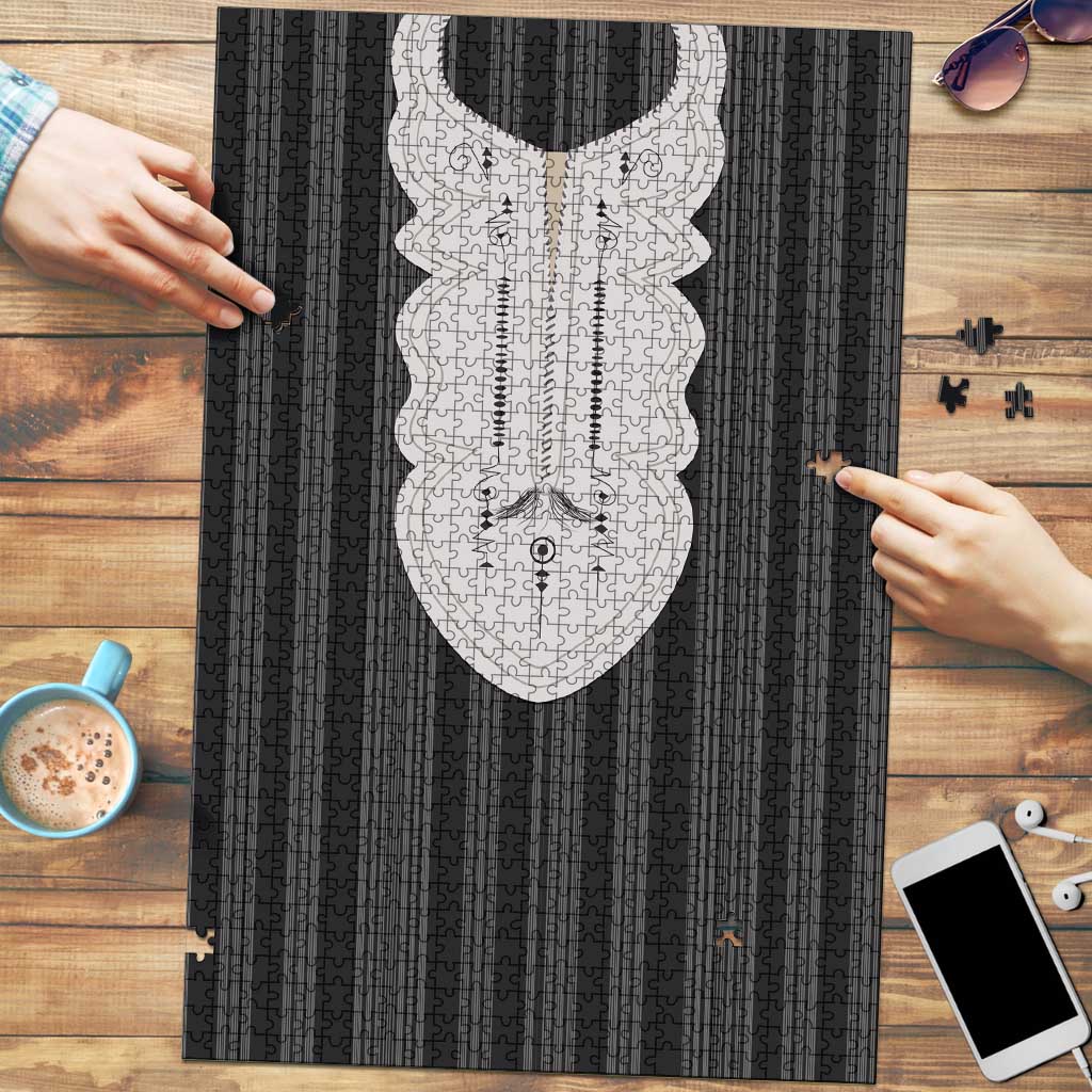 Liberia Black Kpelle Traditional Pattern Puzzle - Wonder Print Shop