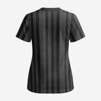 Liberia Black Kpelle Traditional Pattern Scrub Top - Wonder Print Shop