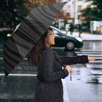 Liberia Black Kpelle Traditional Pattern Umbrella - Wonder Print Shop
