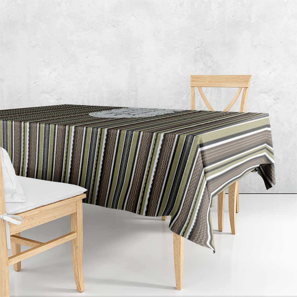 Liberia Brown Kpelle Traditional Pattern Tablecloth - Wonder Print Shop