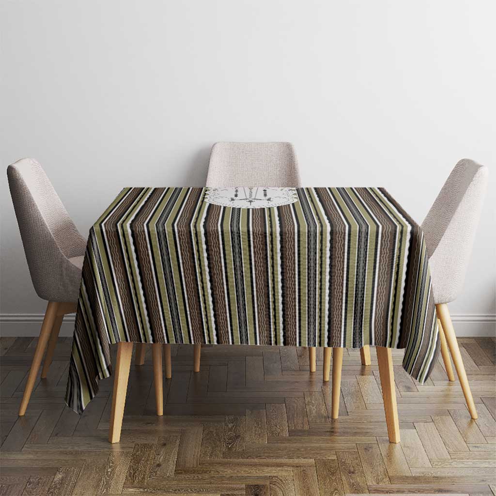 Liberia Brown Kpelle Traditional Pattern Tablecloth - Wonder Print Shop