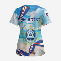 Cape Verde Morabeza Scrub Top Island Welcome - Wonder Print Shop