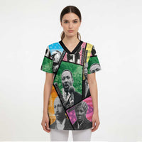 Civil Rights Leader Scrub Top Dream of Freedom - Wonder Print Shop
