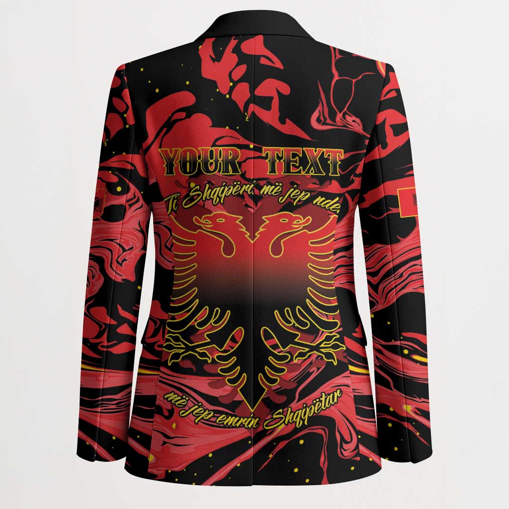 Happy Albania Independence Day Blazer Albanian Eagle - Wonder Print Shop