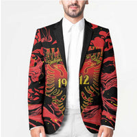 Happy Albania Independence Day Blazer Albanian Eagle - Wonder Print Shop
