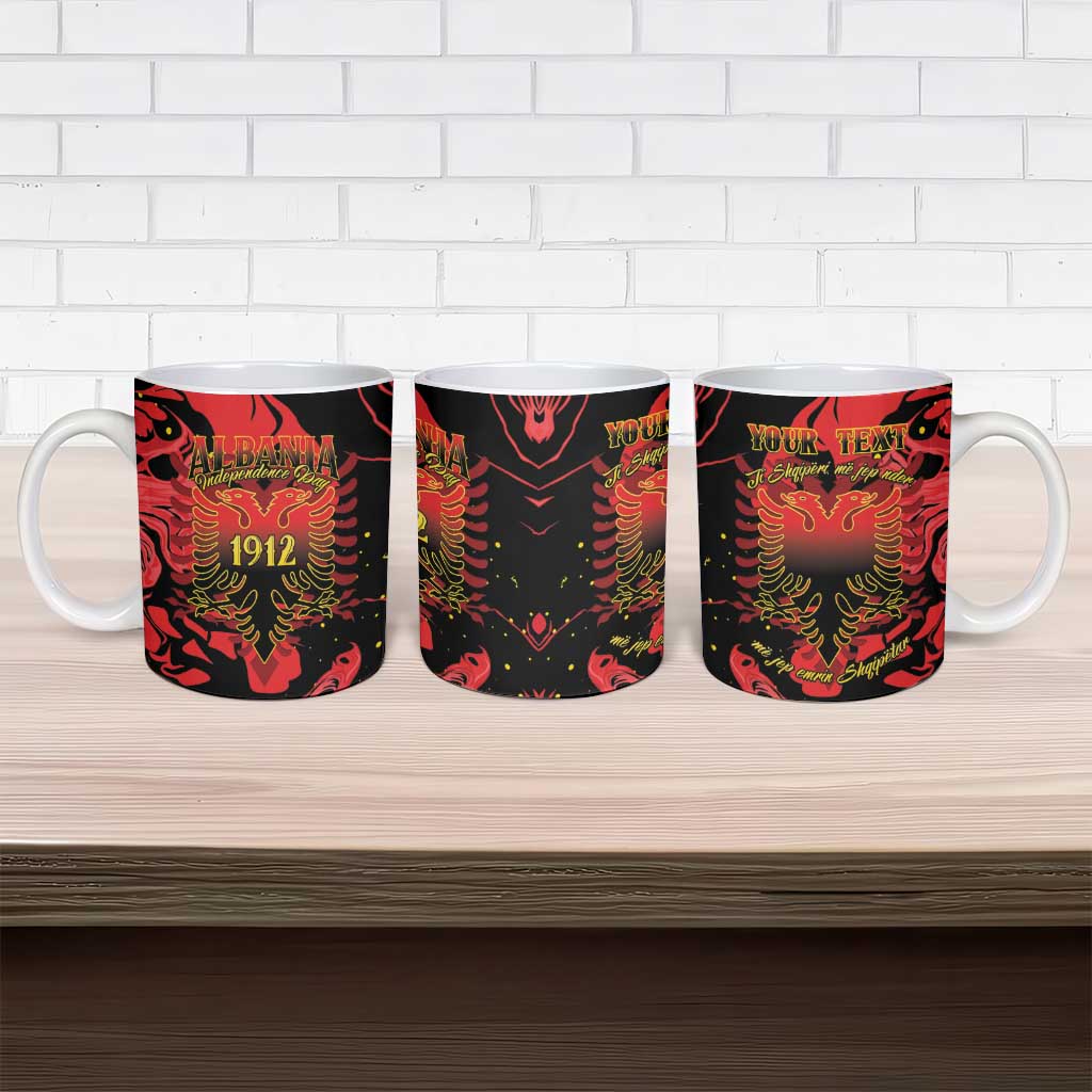 Happy Albania Independence Day Ceramic Mug Albanian Eagle - Wonder Print Shop
