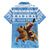 Personalised Somalia Christmas Family Matching Puletasi and Hawaiian Shirt Black Santa Riding Leopard Kirismas Wacan - Wonder Print Shop