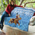 Somalia Christmas Quilt Black Santa Riding Leopard Kirismas Wacan - Wonder Print Shop