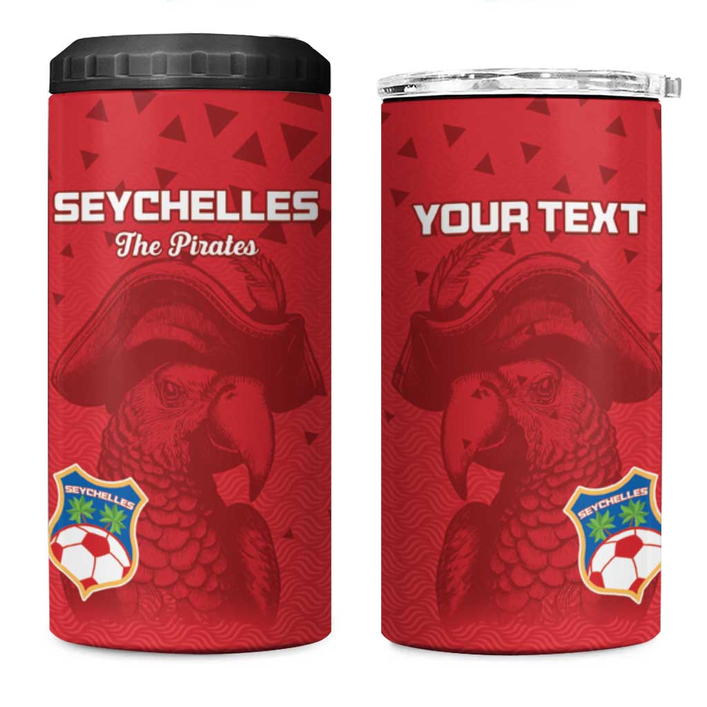 Custom Seychelles Football 4 in 1 Can Cooler Tumbler Go The Pirates - Wonder Print Shop