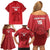 Custom Seychelles Football Family Matching Off Shoulder Short Dress and Hawaiian Shirt Go The Pirates - Wonder Print Shop