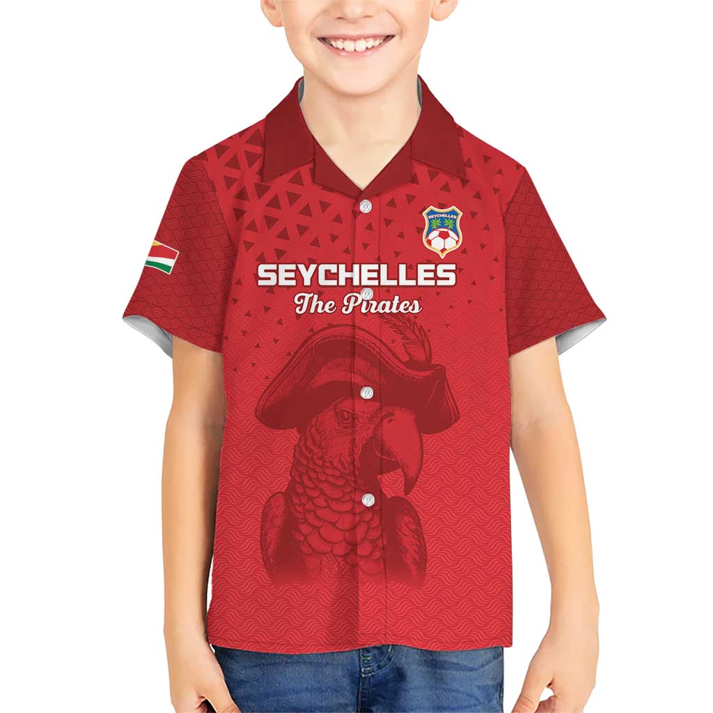 Custom Seychelles Football Kid Hawaiian Shirt Go The Pirates - Wonder Print Shop