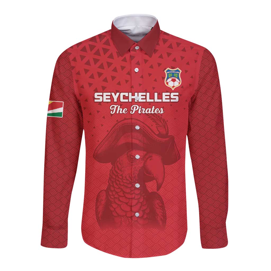 Custom Seychelles Football Long Sleeve Button Shirt Go The Pirates - Wonder Print Shop