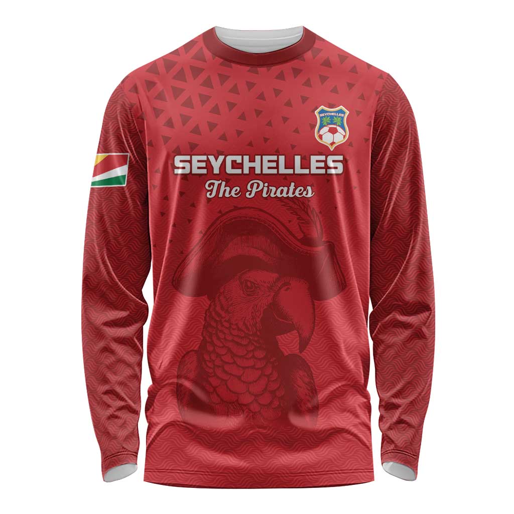 Custom Seychelles Football Long Sleeve Shirt Go The Pirates - Wonder Print Shop