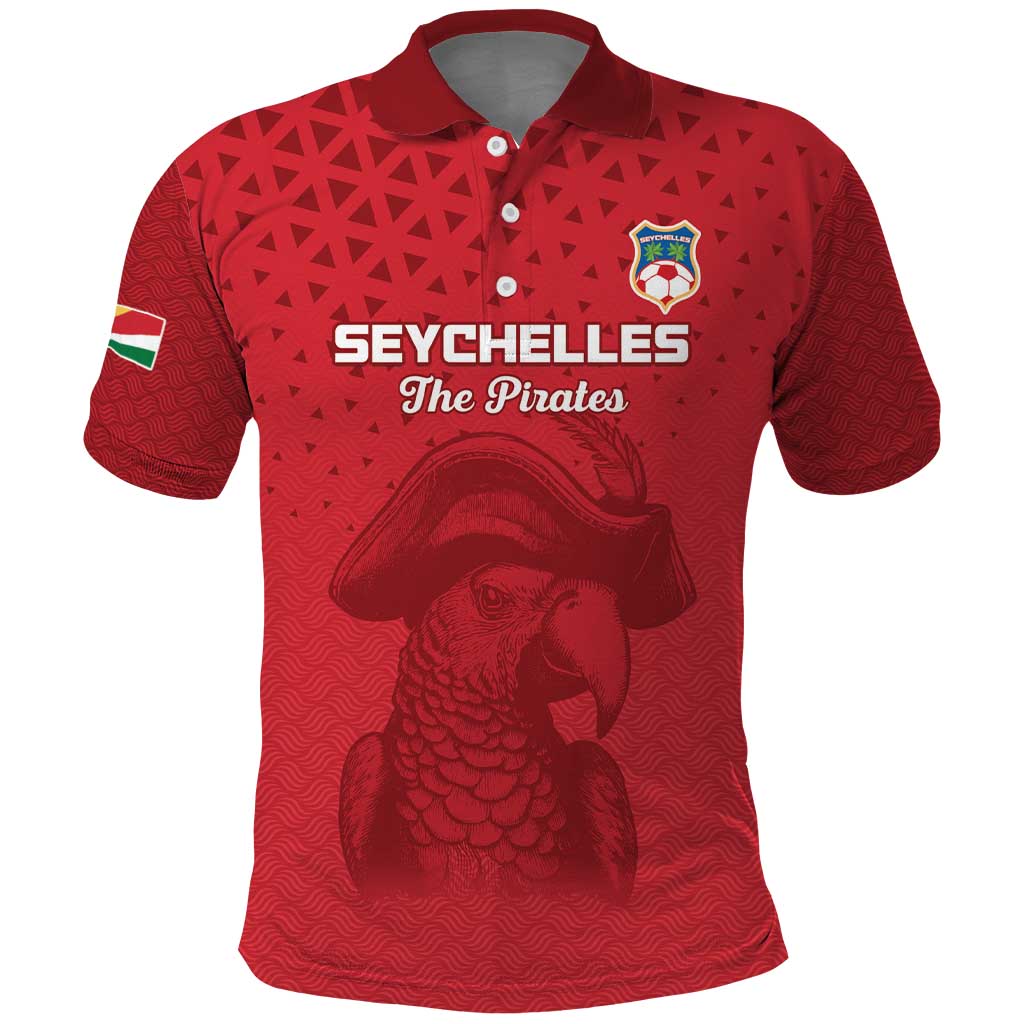 Custom Seychelles Football Polo Shirt Go The Pirates - Wonder Print Shop