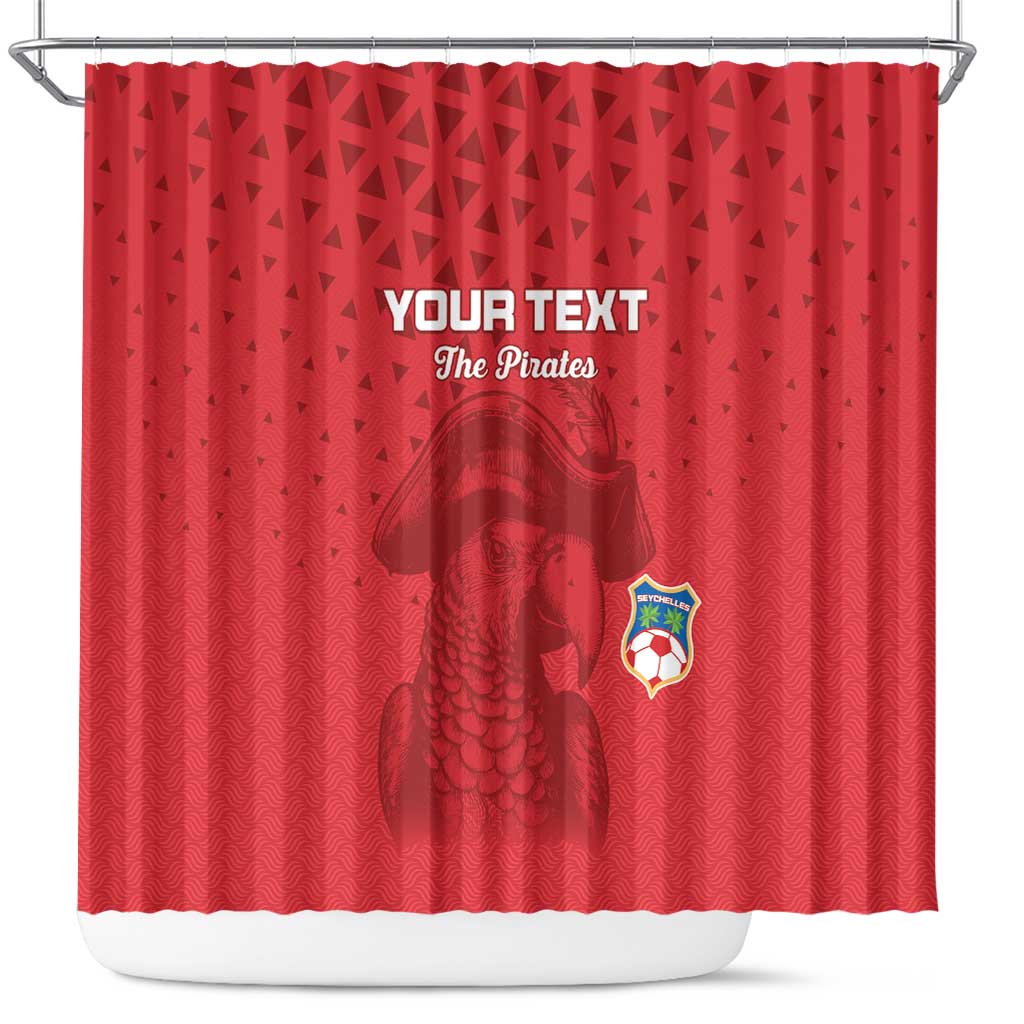 Custom Seychelles Football Shower Curtain Go The Pirates