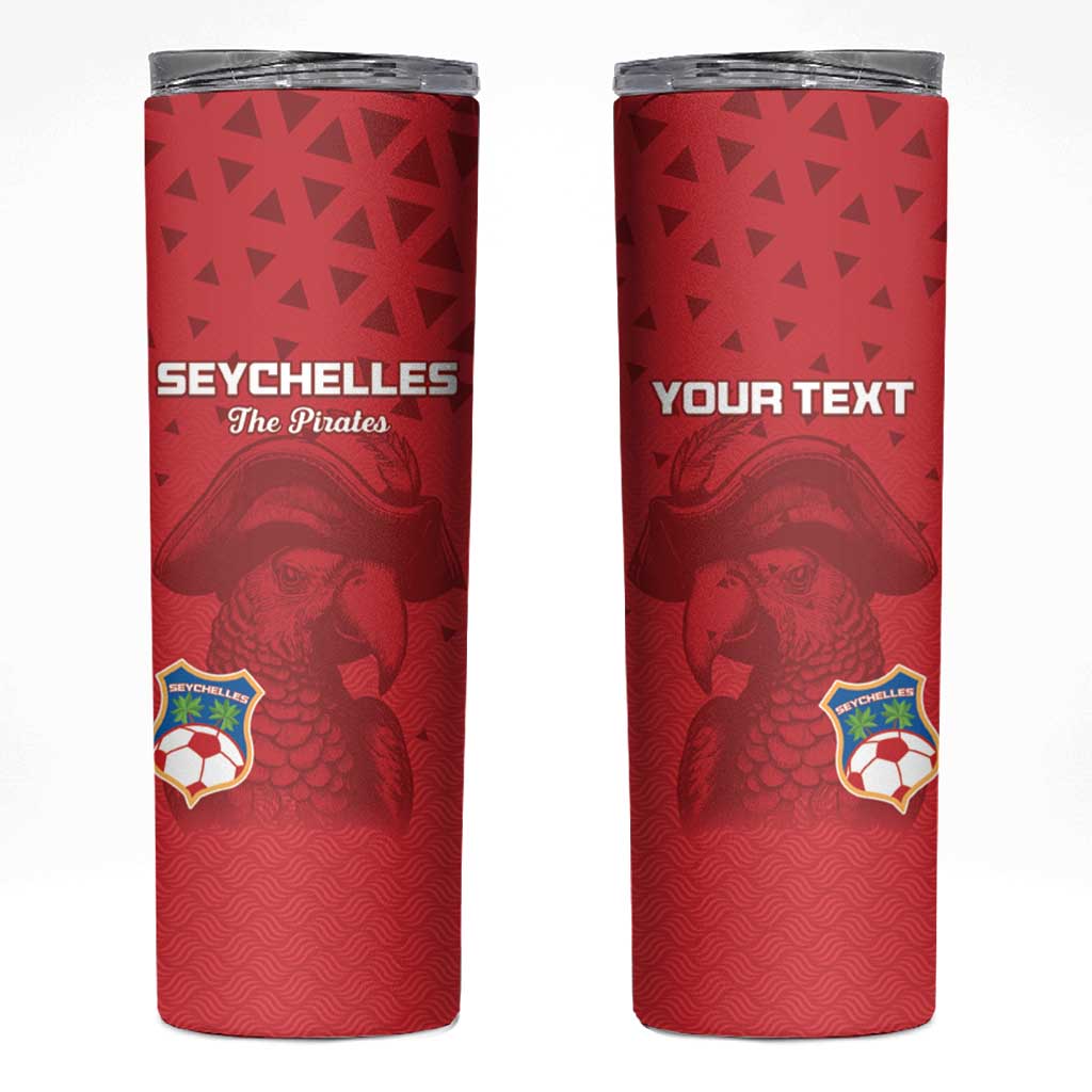 Custom Seychelles Football Skinny Tumbler Go The Pirates - Wonder Print Shop