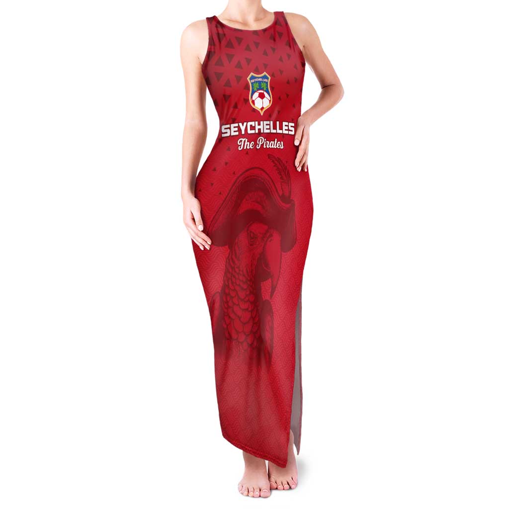 Custom Seychelles Football Tank Maxi Dress Go The Pirates - Wonder Print Shop