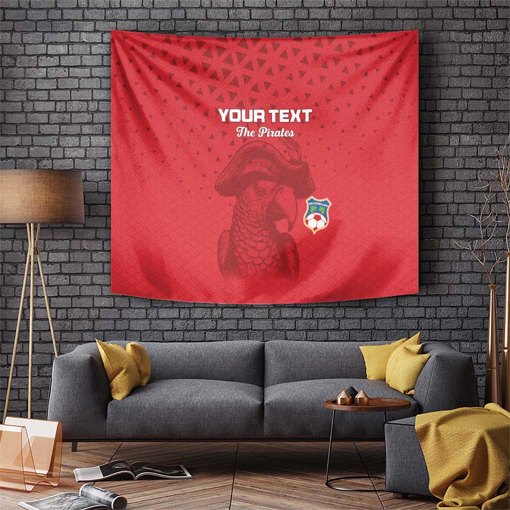 Custom Seychelles Football Tapestry Go The Pirates