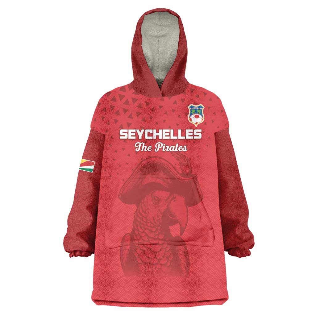 Custom Seychelles Football Wearable Blanket Hoodie Go The Pirates