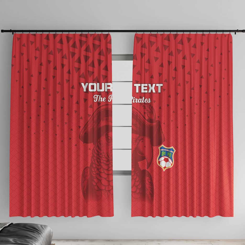 Custom Seychelles Football Window Curtain Go The Pirates - Wonder Print Shop