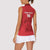 Custom Seychelles Football Women Sleeveless Polo Shirt Go The Pirates - Wonder Print Shop