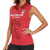 Custom Seychelles Football Women Sleeveless Polo Shirt Go The Pirates - Wonder Print Shop