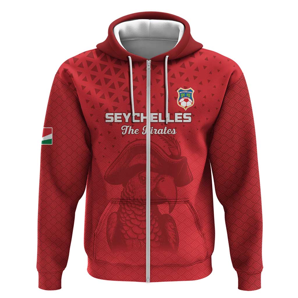 Custom Seychelles Football Zip Hoodie Go The Pirates - Wonder Print Shop