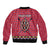 Personalised Kenya Maasai Shuka Bomber Jacket Mix Dashiki - Beadwork Pattern - Wonder Print Shop