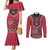 Personalised Kenya Maasai Shuka Couples Matching Mermaid Dress and Long Sleeve Button Shirt Mix Dashiki - Beadwork Pattern