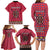 Personalised Kenya Maasai Shuka Family Matching Long Sleeve Bodycon Dress and Hawaiian Shirt Mix Dashiki - Beadwork Pattern - Wonder Print Shop