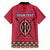 Personalised Kenya Maasai Shuka Family Matching Long Sleeve Bodycon Dress and Hawaiian Shirt Mix Dashiki - Beadwork Pattern - Wonder Print Shop