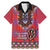 Personalised Kenya Maasai Shuka Family Matching Mermaid Dress and Hawaiian Shirt Mix Dashiki - Beadwork Pattern - Wonder Print Shop