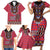 Personalised Kenya Maasai Shuka Family Matching Short Sleeve Bodycon Dress and Hawaiian Shirt Mix Dashiki - Beadwork Pattern - Wonder Print Shop