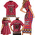 Personalised Kenya Maasai Shuka Family Matching Short Sleeve Bodycon Dress and Hawaiian Shirt Mix Dashiki - Beadwork Pattern - Wonder Print Shop