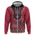 Personalised Kenya Maasai Shuka Hoodie Mix Dashiki - Beadwork Pattern - Wonder Print Shop