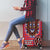 Kenya Maasai Shuka Luggage Cover Mix Dashiki - Beadwork Pattern - Wonder Print Shop