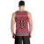 Personalised Kenya Maasai Shuka Men Tank Top Mix Dashiki - Beadwork Pattern